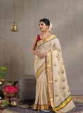 LOTUS TISSUE SAREE